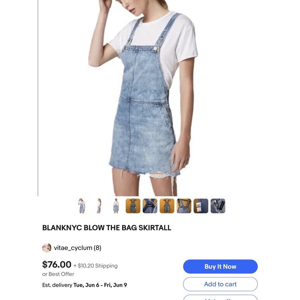 BLANK NYC Blow The Bag Skirtall Mini Dress - Picture 4 of 7